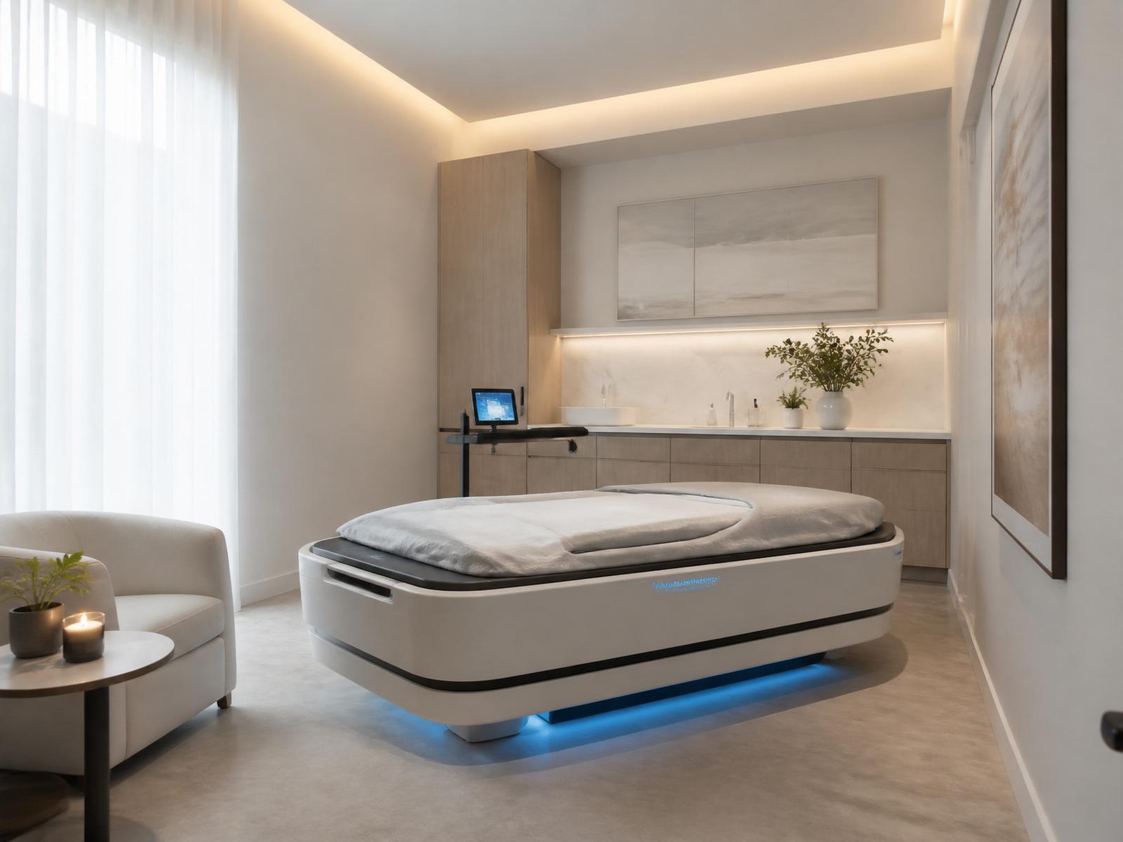 A treatment room configured with the Prime Medical Device